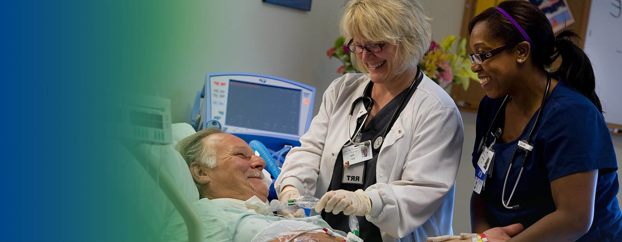 nursing and doctor speaking with patient